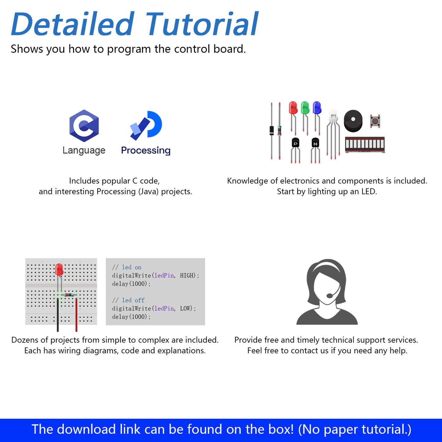 Freenove Ultimate Starter Kit (Compatible with Arduino UNO R3), 258-Page Detailed Tutorial, 217 Items, 57 Projects