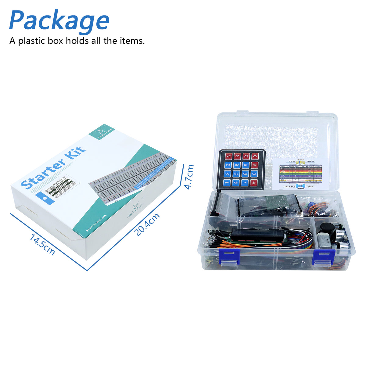 Freenove RFID Starter Kit for Raspberry Pi 5 4 B 3 B+ Zero 2 W, 927-Page Tutorial, 122 Projects, 204 Items, Python C Java Scratch Processing Code