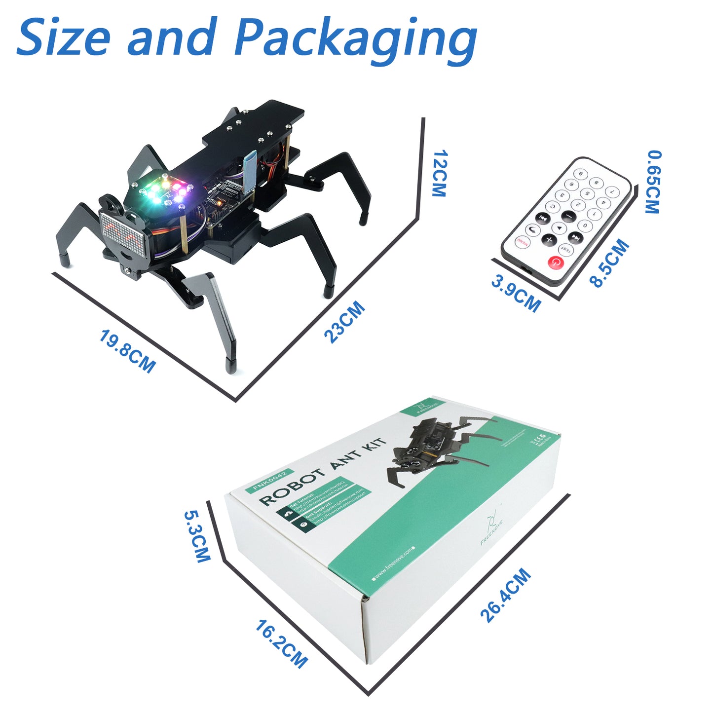 Freenove Robot Ant Kit (Compatible with Arduino IDE)