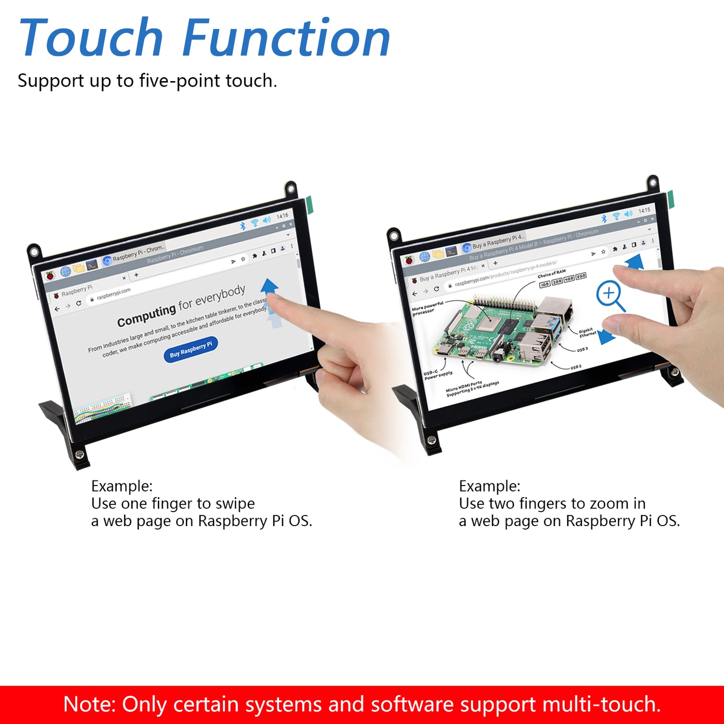 Freenove Touchscreen Monitor (HDMI 7 Inch IPS)