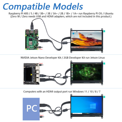 Freenove Touchscreen Monitor (HDMI 7 Inch IPS)