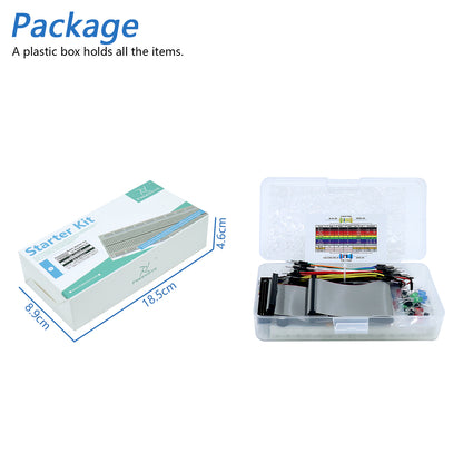 Freenove Basic Starter Kit for Raspberry Pi 5 4 B 3 B+ Zero 2 W, 383-Page Tutorial, 48 Projects, 146 Items, Python C Java Scratch Processing Code