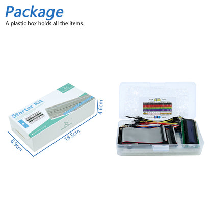 Freenove LCD Starter Kit for Raspberry Pi 5 4 B 3 B+ Zero 2 W, 535-Page Tutorial, 69 Projects, 151 Items, Python C Java Scratch Processing Code