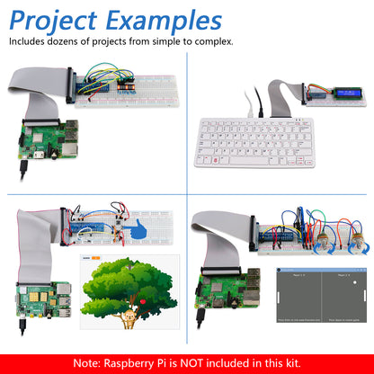 Freenove Ultrasonic Starter Kit for Raspberry Pi 5 4 B 3 B+ 400 Zero 2 W