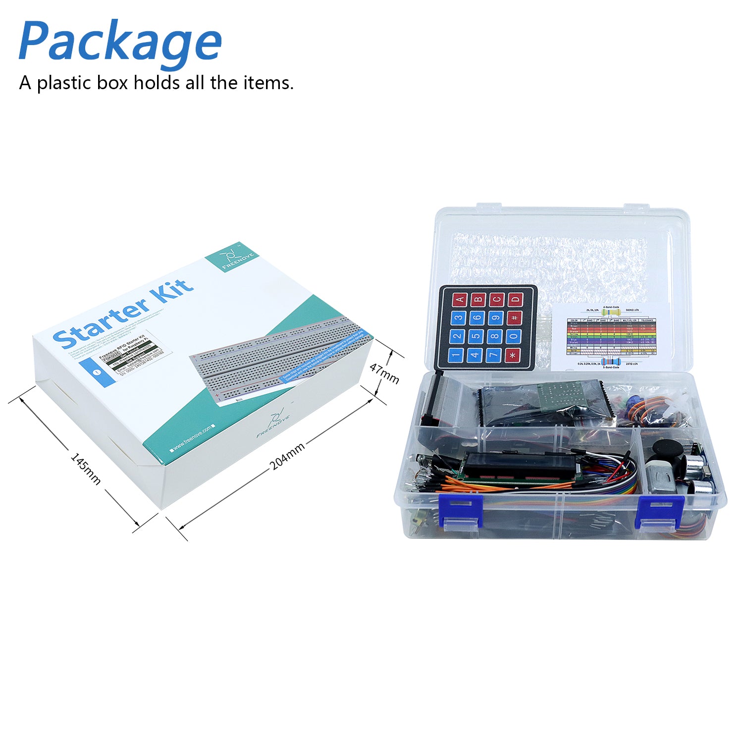 Freenove RFID Starter Kit for Raspberry Pi 5 4 B 3 B+ 400