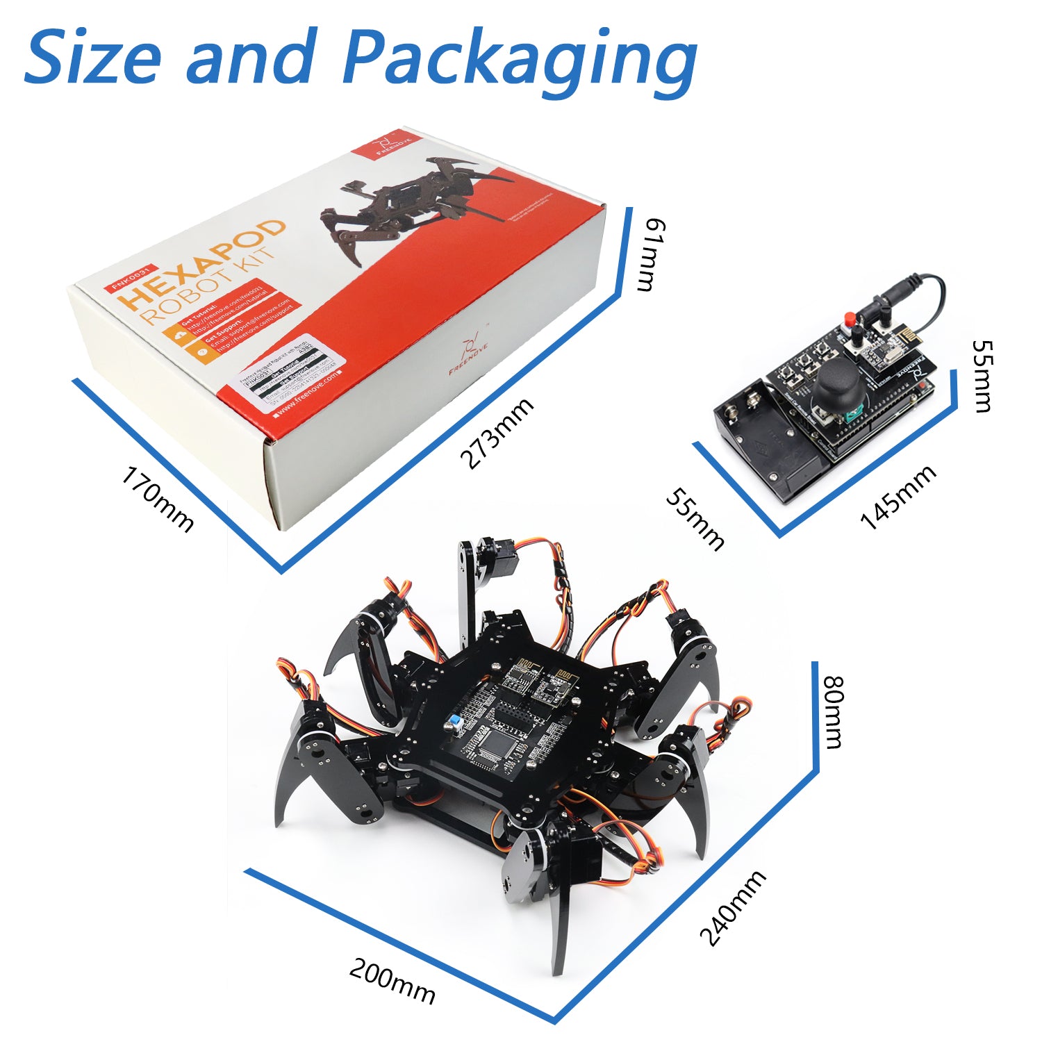 Arduino Hexapod Programming Freenove Hexapod Robot Kit (Compatible with Arduino IDE)