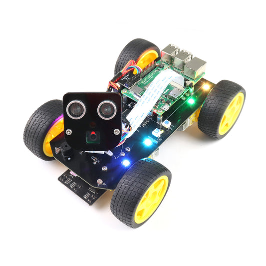 Freenove 4WD Smart Car Kit for Raspberry Pi 5 4 B 3 B+