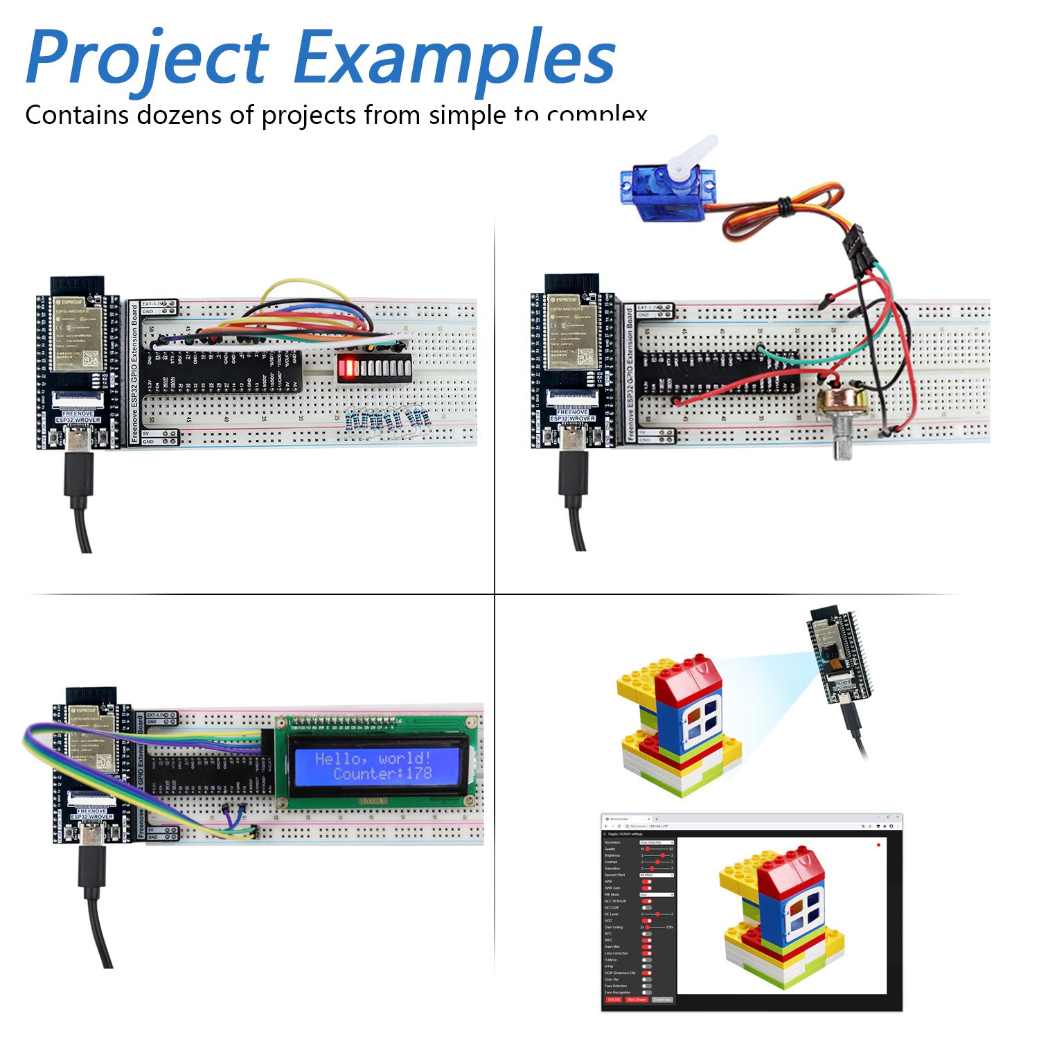 LAFVIN Super Starter K per Arduino UNO SET R3 Breadboard / Step Motor / SG90 Servo / 1602 LCD / Jumper Wire / Tutorial 502 LAFVIN Super Starter K per Arduino UNO SET R3 Breadboard / Step Motor / SG90 Servo / 1602 LCD / Jumper Wire / Tutorial 502