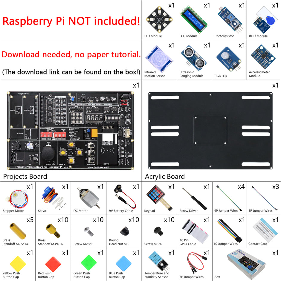 For Raspberry Pi – Freenove