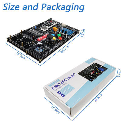Freenove Projects Kit for Raspberry Pi 5 4 B 3 B+ Zero 2 W, No Wiring, 860-Page Tutorial, 132 Projects, Python C Java Scratch Processing Code