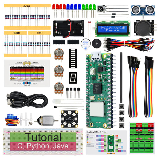 Freenove Super Starter Kit for Raspberry Pi Pico 1 2 W