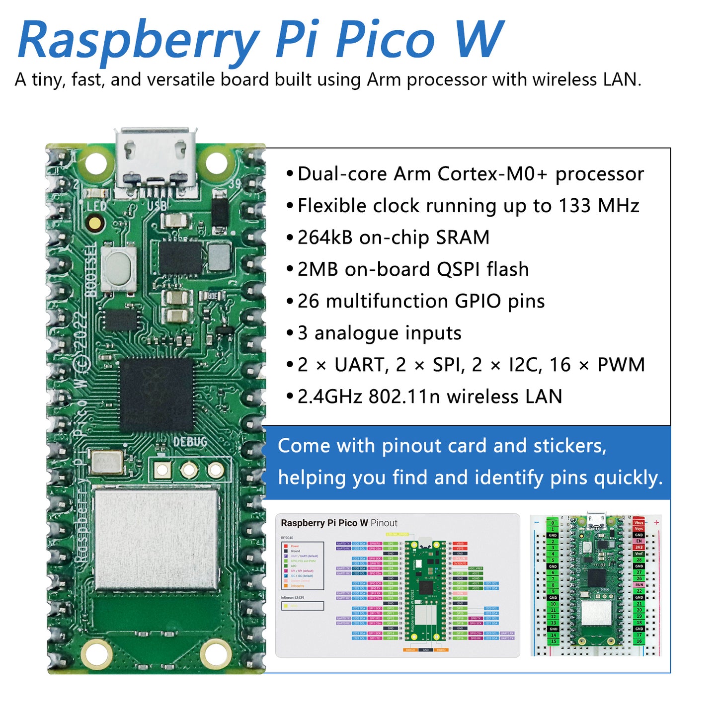 Freenove Basic Starter Kit for Raspberry Pi Pico