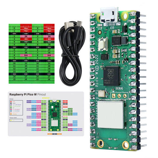 Freenove Raspberry Pi Pico (W) Board with Headers