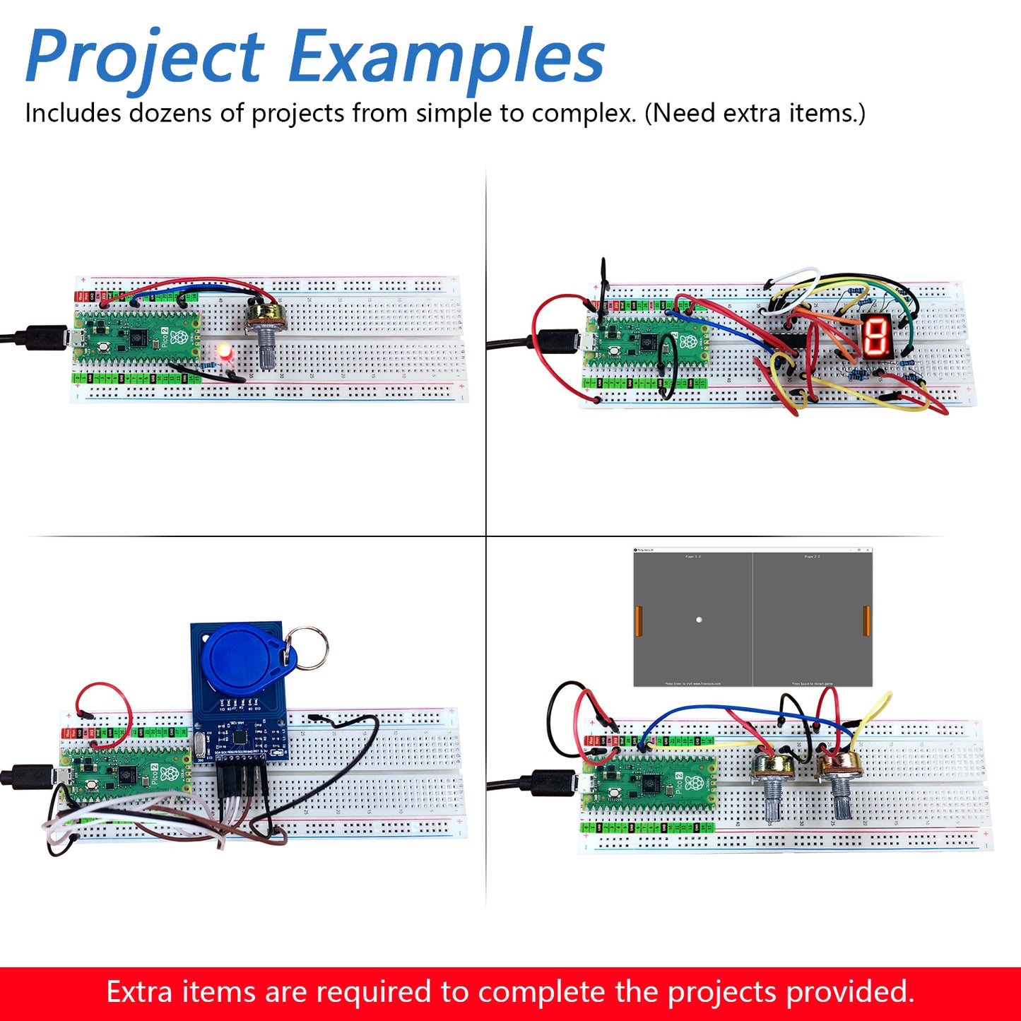 Freenove Raspberry Pi Pico 2 Board with Headers