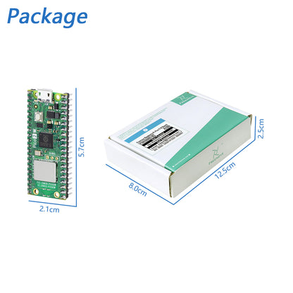 Freenove Raspberry Pi Pico 2 W Board Pre-Soldered Header, Dual-architecture Dual-core 32-bit 150 MHz Development Board, Python C Java, Example Projects Tutorial
