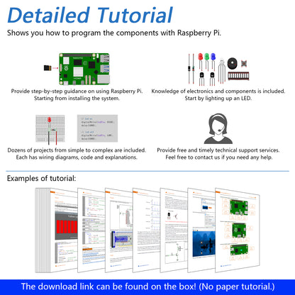 Freenove Complete Starter Kit for Raspberry Pi 5 4 B 3 B+ 400 Zero 2 W
