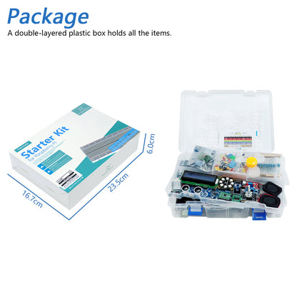 Freenove Complete Starter Kit for Raspberry Pi 5 4 B 3 B+ Zero 2 W, 1170-Page Tutorial, 164 Projects, 386 Items, Python C Java Scratch Processing Code, Camera Speaker