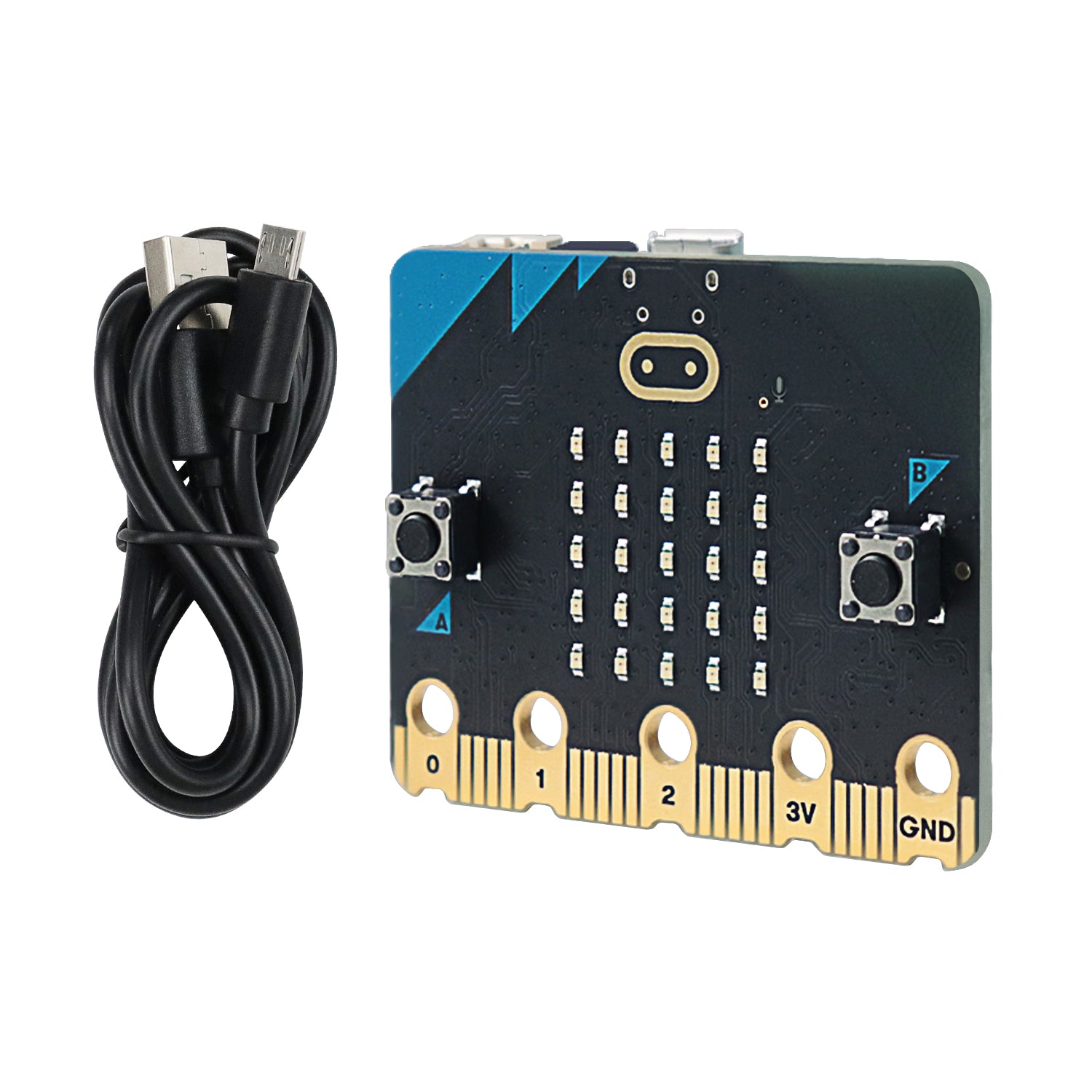 【new】bbc microbit v2 development board educational... Freenove BBC micro:bit V2 Development Board, Blocks and Python Code, D