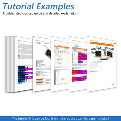 Freenove micro:bit V2 Board Kit with USB Cable, Blocks Visual Programming Language Code and Python Code, Detailed Tutorial, Example Projects