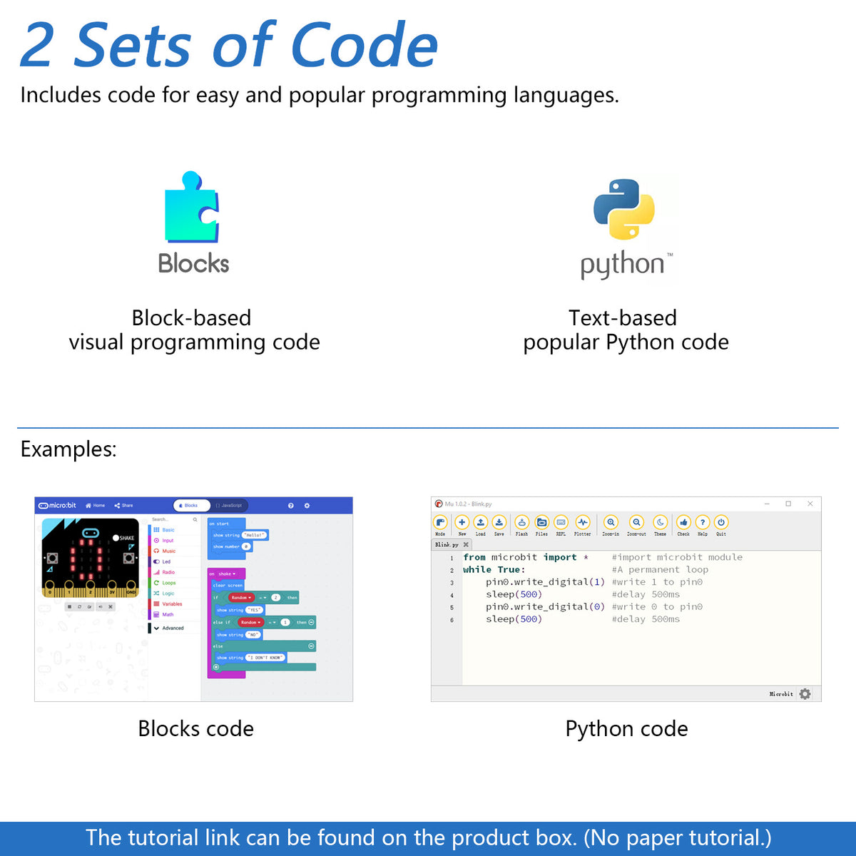 Freenove Basic Starter Kit for micro:bit V2, Blocks Visual Programming Language Code and Python Code, 179-Page Detailed Tutorial, 27 Projects, 162 Items