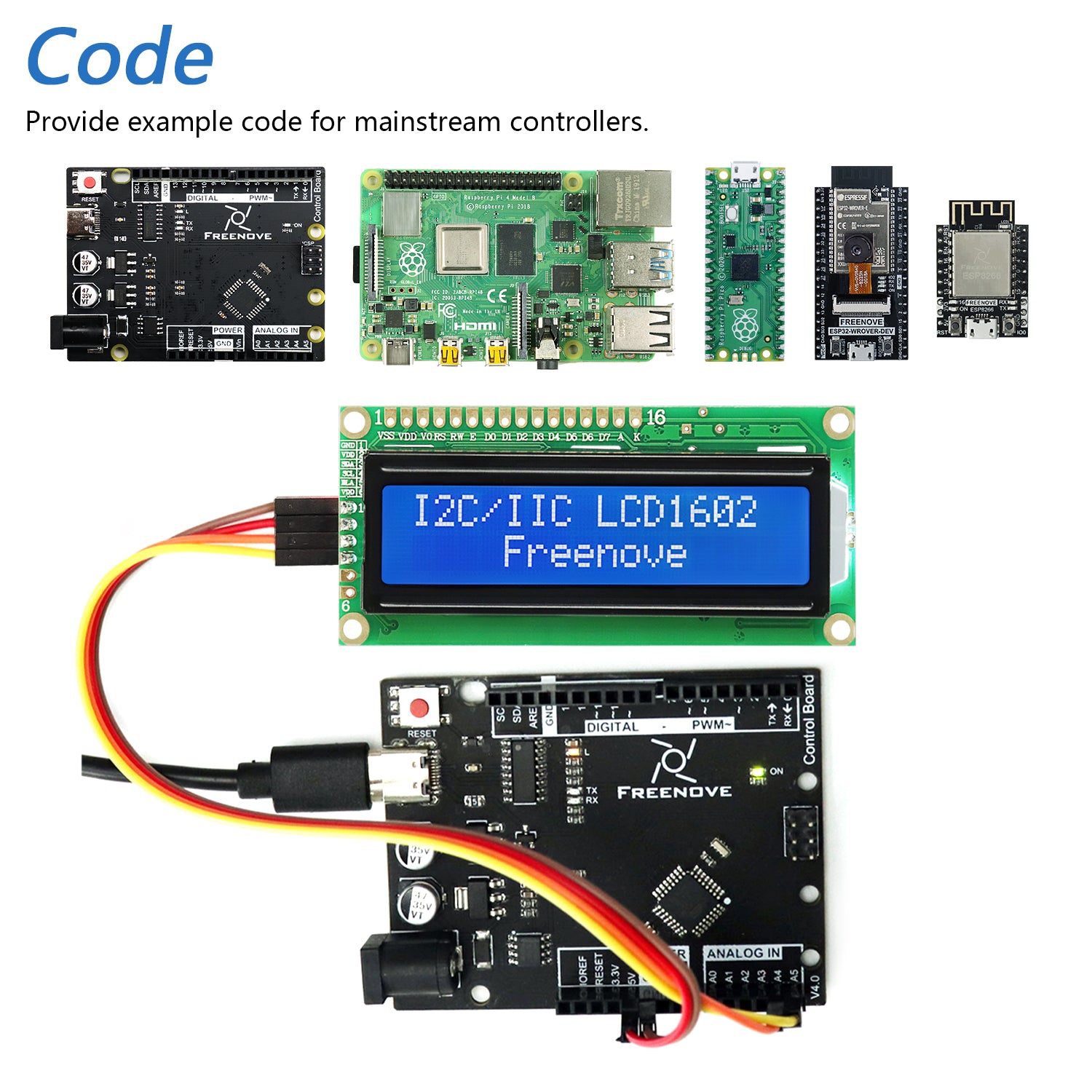 1602 Freenove I2C LCD 1602 Module