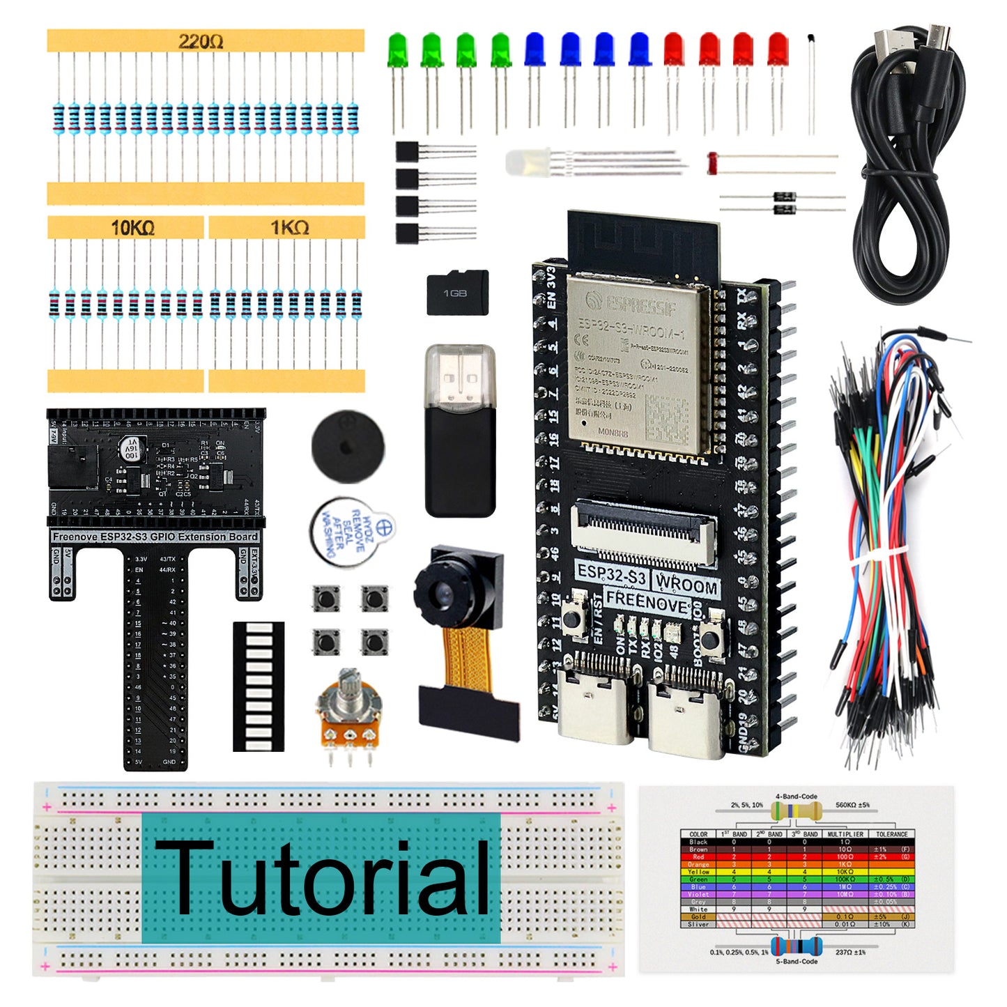 Freenove Basic Starter Kit for ESP32-S3