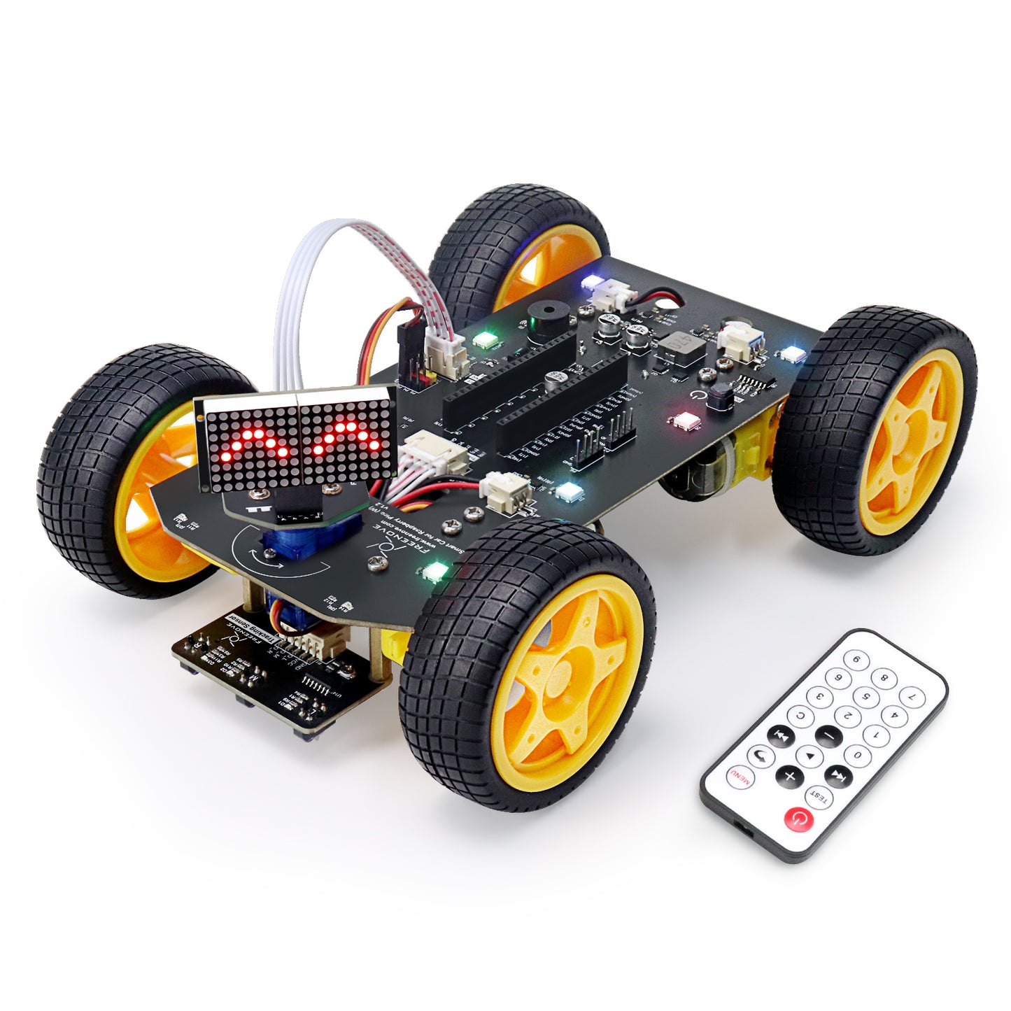 Freenove 4WD Car Kit for Raspberry Pi Pico 1 2 W H WH