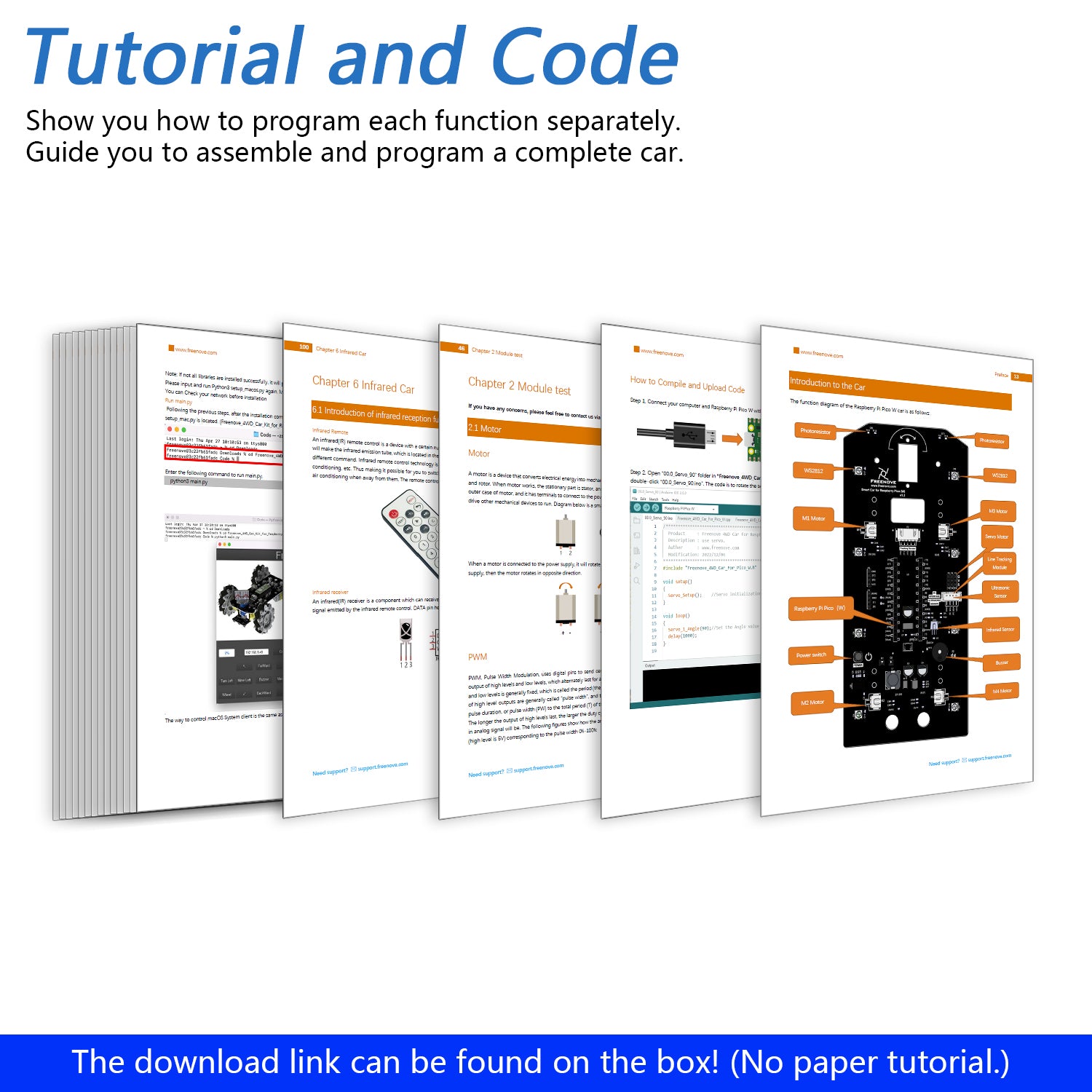 Raspberry Pi Robot Car Freenove Mecanum Wheel Robot Car Kit For ...