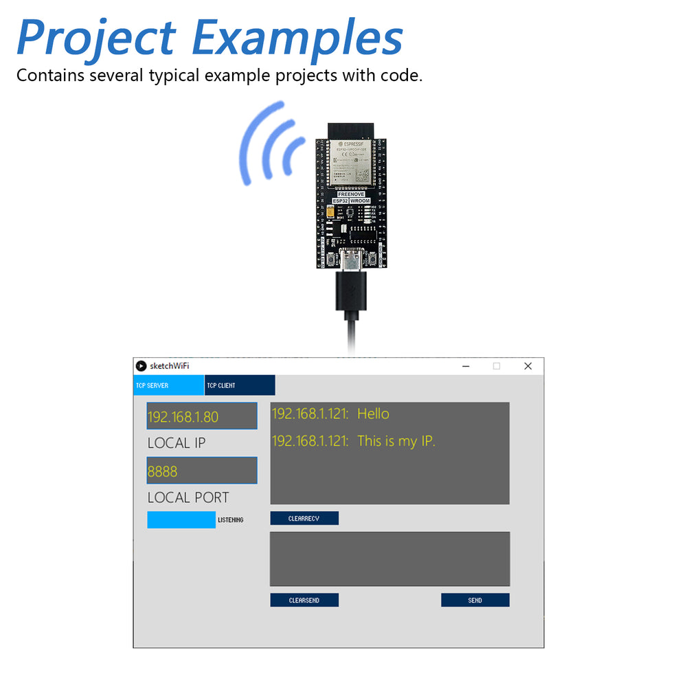 Freenove ESP32-WROOM Board