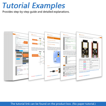Freenove ESP32 DEV ESP32 Development Board Kit, Onboard Wi-Fi Bluetooth, 240 MHz 32-bit Dual-core Microcontroller, Python C Code, Example Projects Tutorial