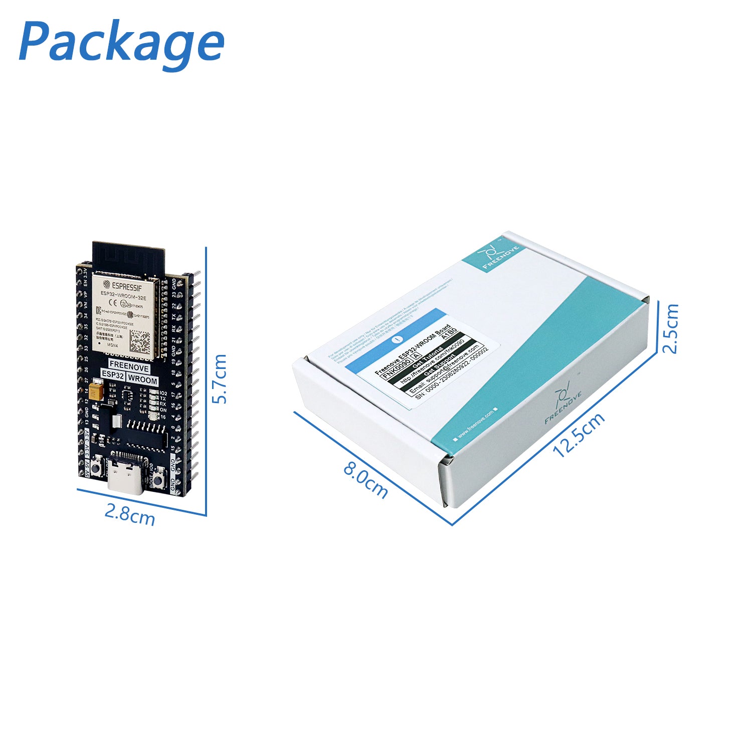 Freenove ESP32用拡張ボード Freenove ESP32-WROOM Board