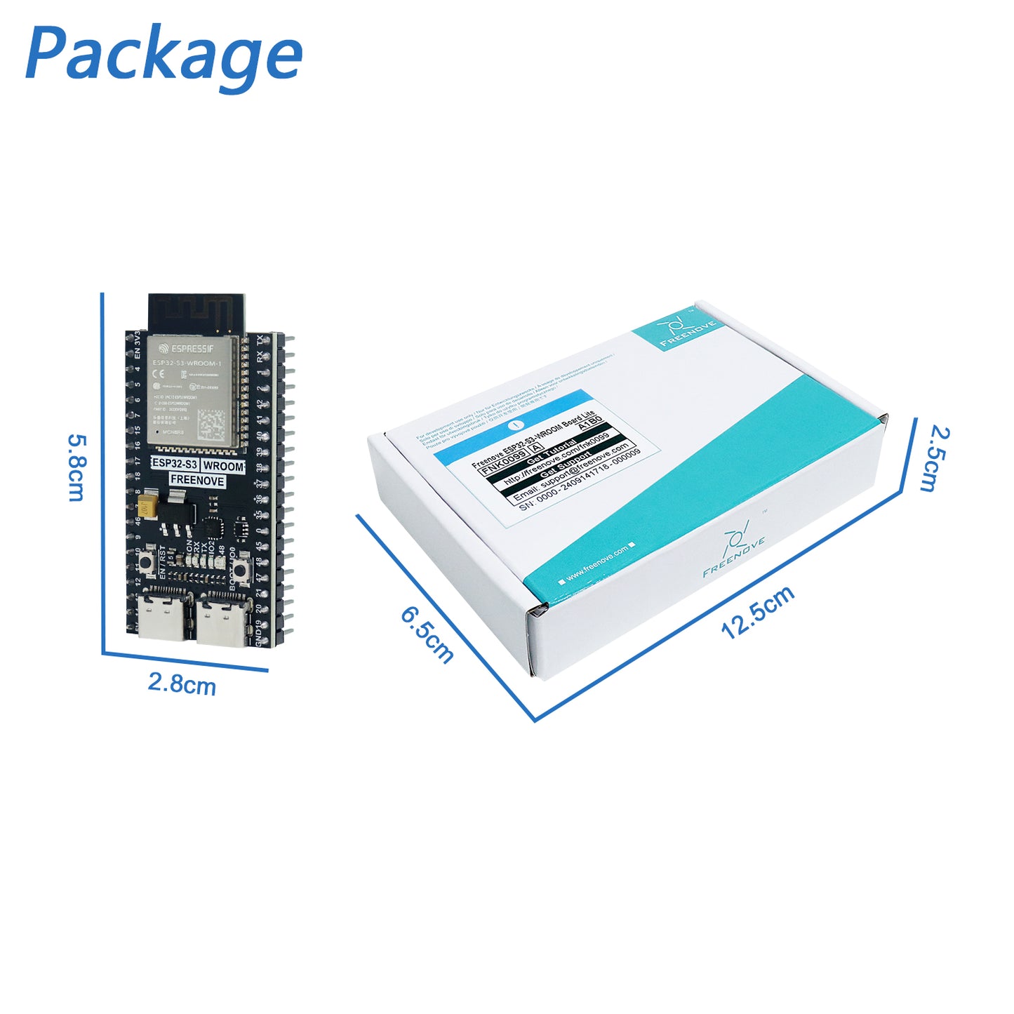 Freenove ESP32-S3-WROOM Board Lite