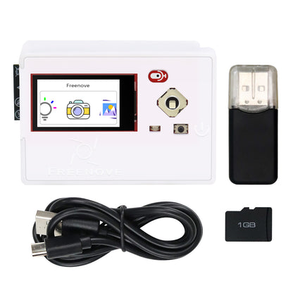 Freenove Media Kit for ESP32-S3-WROOM CAM Wireless, OpenAI / XiaoZhiAI, Dual-core 32-bit 240 MHz, Screen Speaker Microphone