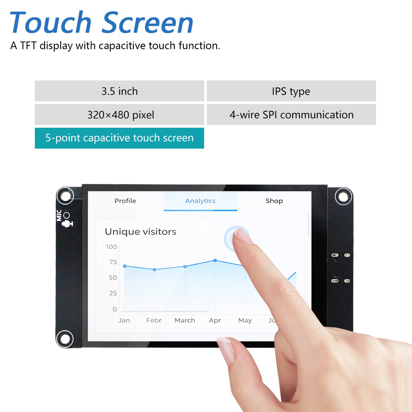 Freenove ESP32 Touch Display ESP32-S3 CYD Wi-Fi Bluetooth, 2.8 3.5 4.0 Inch IPS Touch Screen, Dual-core 32-bit 240 MHz, AI LVGL Tutorial