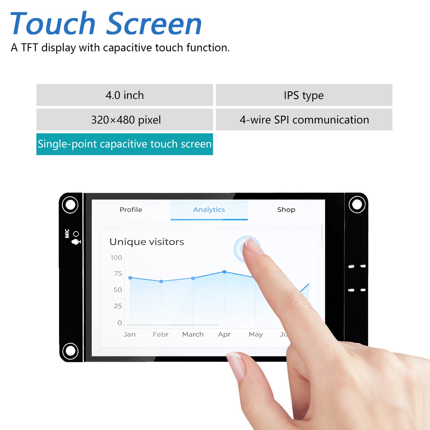 Freenove ESP32 Touch Display ESP32-S3 CYD Wi-Fi Bluetooth, 2.8 3.5 4.0 Inch IPS Touch Screen, Dual-core 32-bit 240 MHz, AI LVGL Tutorial