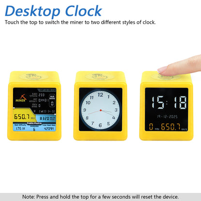 Freenove ESP32 Display CYD Wi-Fi Bluetooth Bitcoin Miner Desktop TV Clock, 1.54" IPS Screen, Touch Button, Dual-core 32-bit 240 MHz, Tutorial