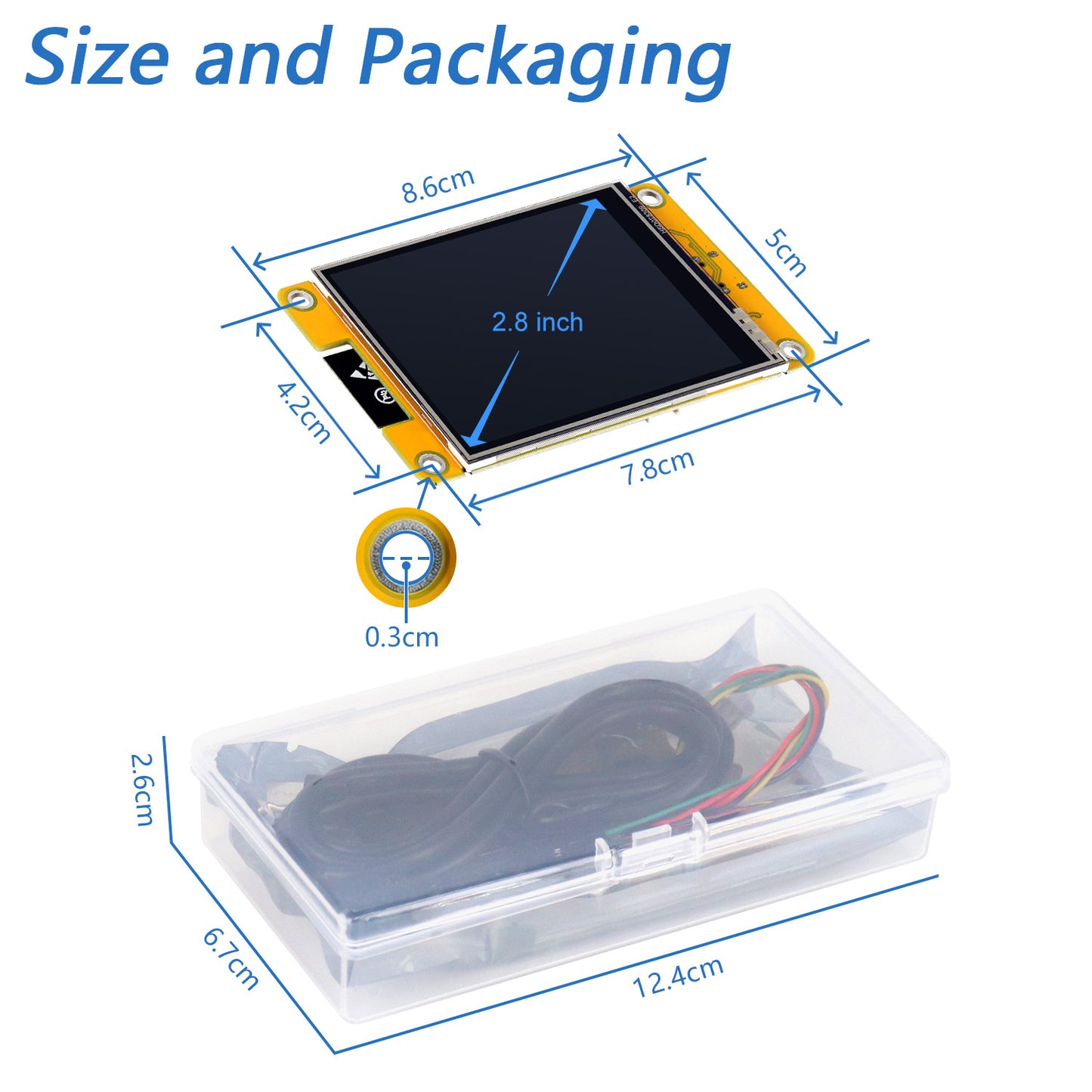 Freenove ESP32 Touch Display CYD WiFi BT, 2.4 2.8 3.2 3.5 4.0 Inch Touchscreen, Dual-core 32-bit 240 MHz, Code LVGL Example Tutorial