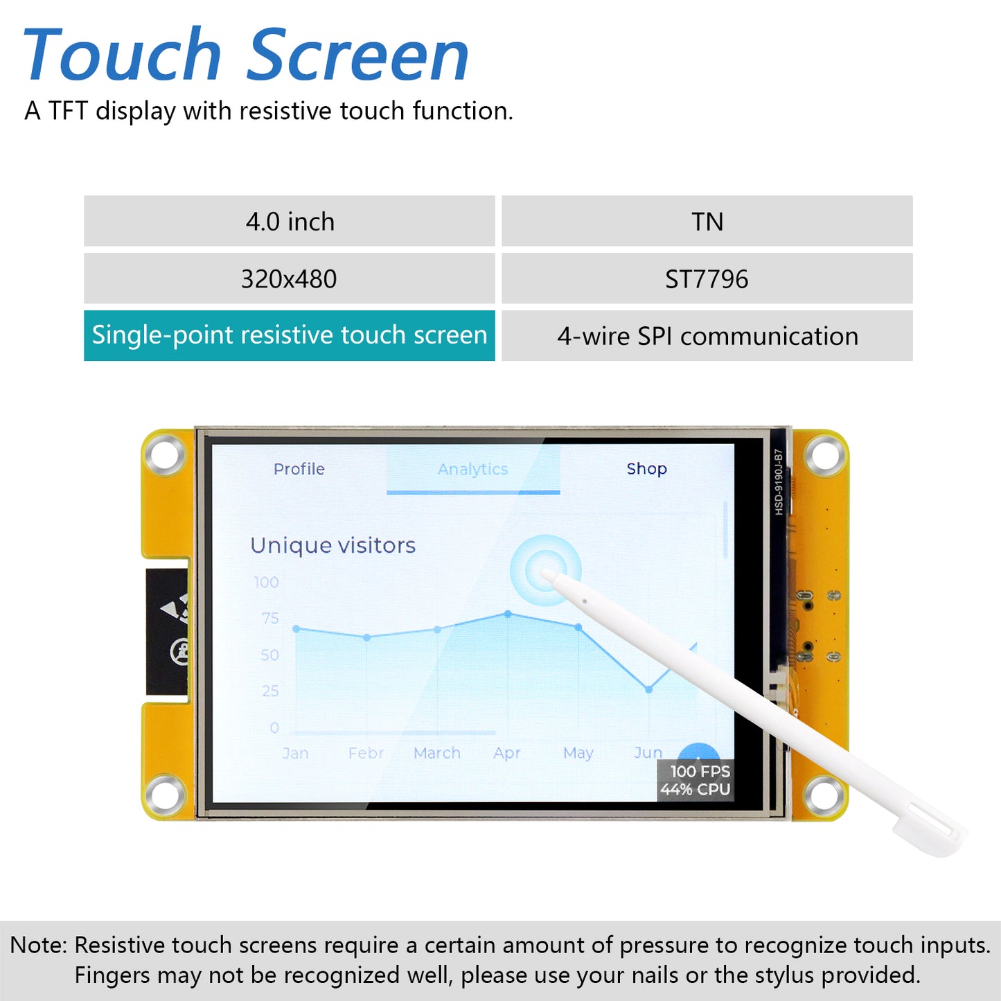 Freenove ESP32 Touch Display CYD WiFi BT, 2.4 2.8 3.2 3.5 4.0 Inch Touchscreen, Dual-core 32-bit 240 MHz, Code LVGL Example Tutorial