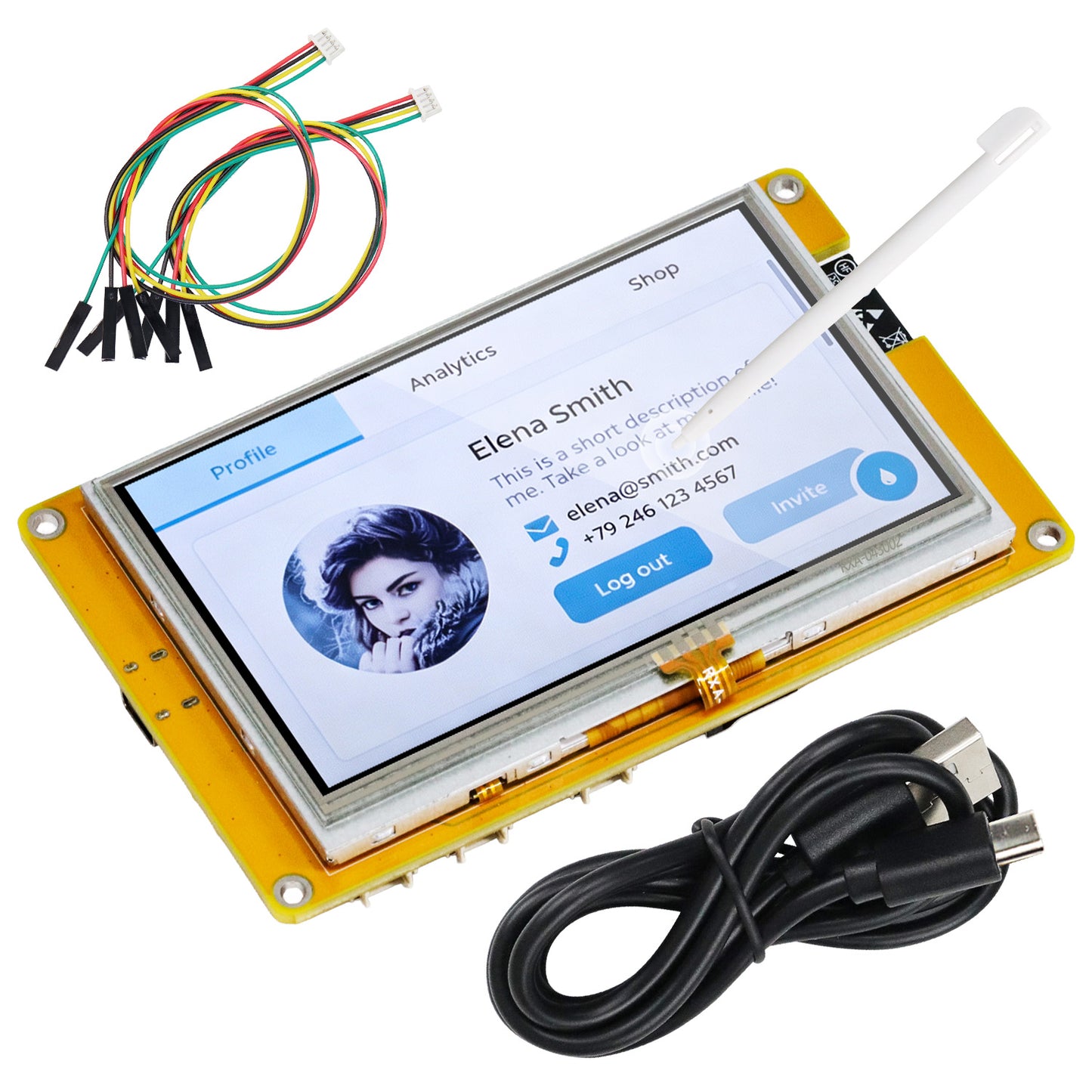 Freenove ESP32 S3 Touch Display CYD WiFi BT, 4.3 5.0 Inch Touchscreen, Dual-core 32-bit 240 MHz, Code Example Projects Tutorial