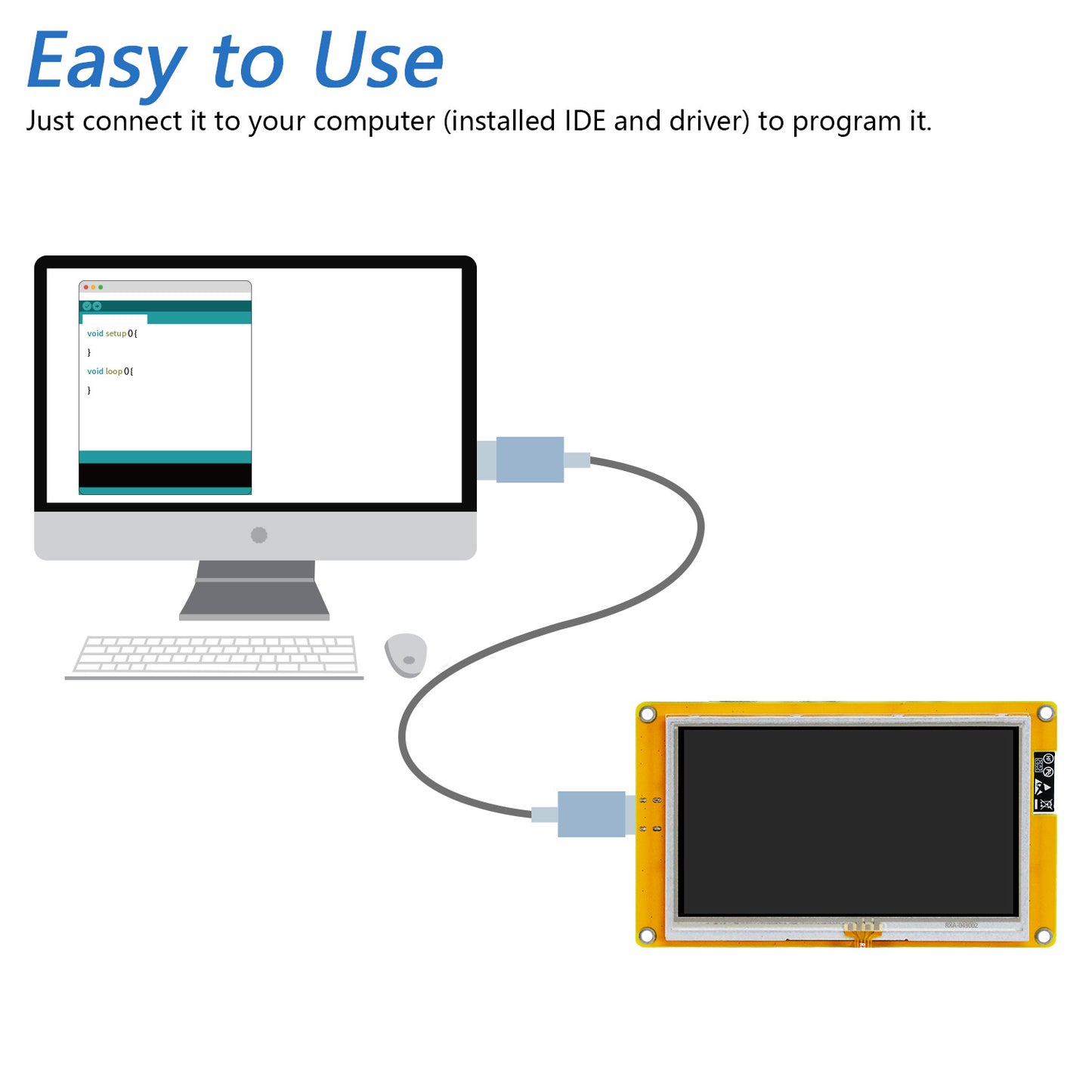 Freenove ESP32 S3 Touch Display CYD WiFi BT, 4.3 5.0 Inch Touchscreen, Dual-core 32-bit 240 MHz, Code Example Projects Tutorial