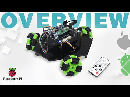 Freenove Omni Wheel Car Kit for Raspberry Pi Pico 1 2 W H WH, 3-wheel and 4-wheel Forms, Accelerometer Module, Compass Module
