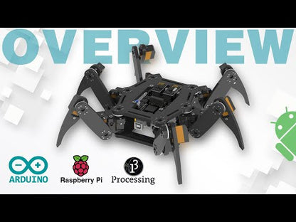 Freenove Hexapod Robot Kit (Compatible with Arduino IDE), Walking Crawling Twisting, App Remote Control, Servo STEM Project