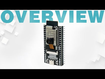 Freenove ESP32 CAM Camera Wi-Fi Bluetooth Board, Dual-core 32-bit 240 MHz Microcontroller, Python C Code, Example Projects Tutorial