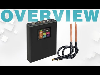 Freenove Portable Spot Welder with Colorful Screen USB Output, Adjustable Handheld Mini Machine, Lithium Battery Plate Welding, 0.1-0.15mm Nickel Strip