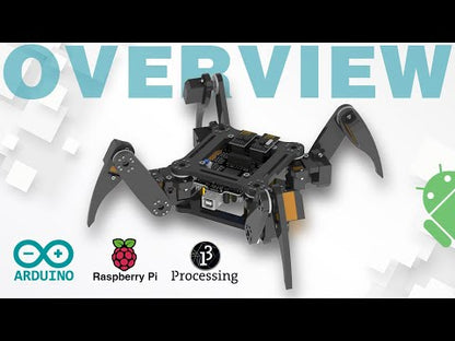Freenove Quadruped Robot Kit (Compatible with Arduino IDE), Walking Crawling Twisting, App Remote Control, Servo STEM Project