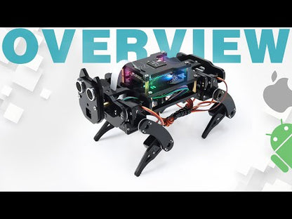 Freenove Robot Dog Kit for ESP32 CAM Camera Wi-Fi Bluetooth, Dual-core 32-bit 240 MHz Microcontroller, Walking, Touch Sensor, Ultrasonic Ranging, Buzzer, RGB LED, Servo, App