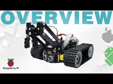 Freenove Tank Robot Kit for Raspberry Pi 5 4 B 3 B+ Zero 2 W, Crawler
