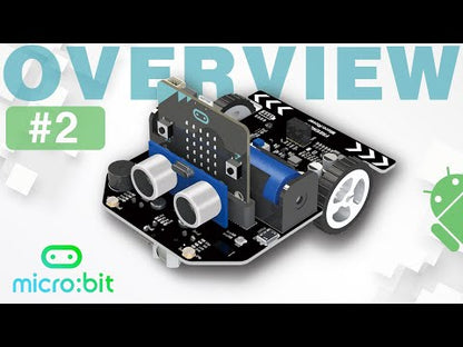 Freenove Micro:Rover Kit for BBC micro:bit V2, Obstacle Avoidance, Light-tracing, Line-tracking, Remote Control, Playing Melody, Colorful Lights, Example Projects, Blocks and Python Code